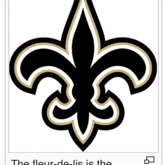 🟡 Vintage - Solid Metal - Aluminum or Pewter - Fleur-de-lis Symbol - Saints Fans - Picture 12 of 12
